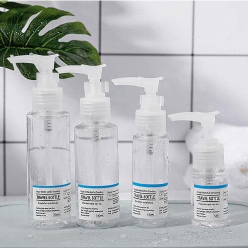 1PC Transparent Empty Spray Portable Kitchen seasoning Plastic Bottle Alcohol Disinfectant Spray Sub-bottle 30/50/80/100ml