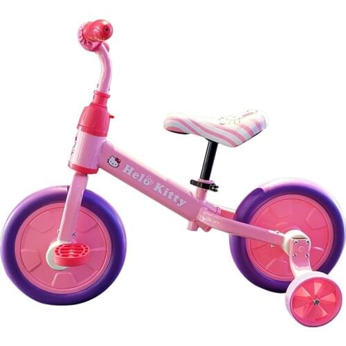 2 In 1 Baby Walker Balance Car Kids Walking Scooter 1-6 Years Old Baby Walker with Wheels Kids Ride on Toys 3 Wheel Bicycle