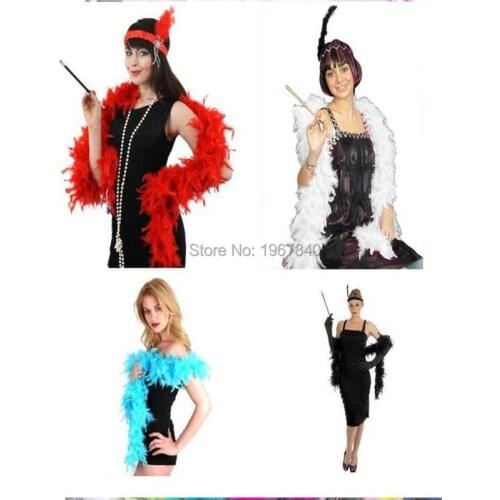 2 yards/lot Clothing Accessories Turkey Feather Multi Color Strip Fluffy Boa Happy Birthday Party Wedding Decorations Supplies