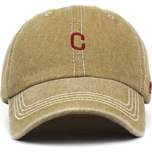 LDSLYJR C Letter embroidery cotton Baseball Cap Adjustable outdoor Snapback Hats for men and women 257