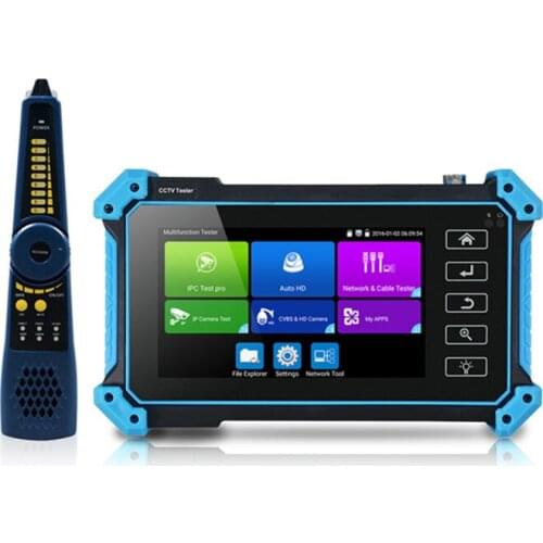 4K CCTV Camera Tester AHD CVBS CVI TVI 8MP IPC Tester WIFI POE PTZ camera Onvif Hikvision Dahua Camera Axis Camera tester