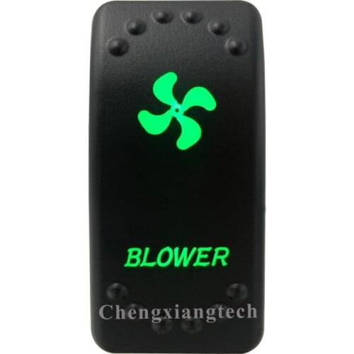 5 PINS 12V 24V Waterproof Car Boat Marine Bus Truck Green LED Light Rocker Switch BLOWER for ARB CARLING NARVA 4x4