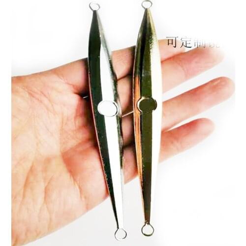 5PCS Deep Sea Fishing Electroplating Jigging Fast Jig Sinking Lure Jigbait Spoon Baits 40-630g