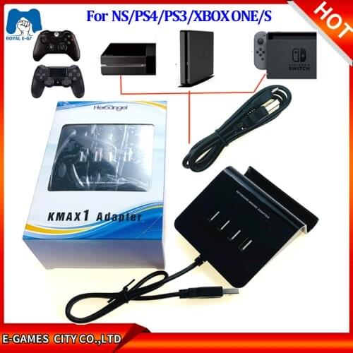 USB HUB Game Controllers Adapter Converter Video Game Keyboard Mouse adapter for Nintendo Switch/Xbox one/S/PS4/PS3 Accessories