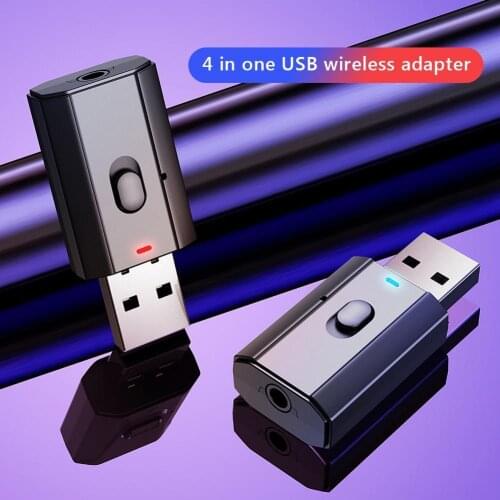 5.0 Bluetooth Audio Receiver Transmitter Mini Stereo Bluetooth AUX 3.5mm Jack for TV PC Headphone Car Kit Wireless Adapter