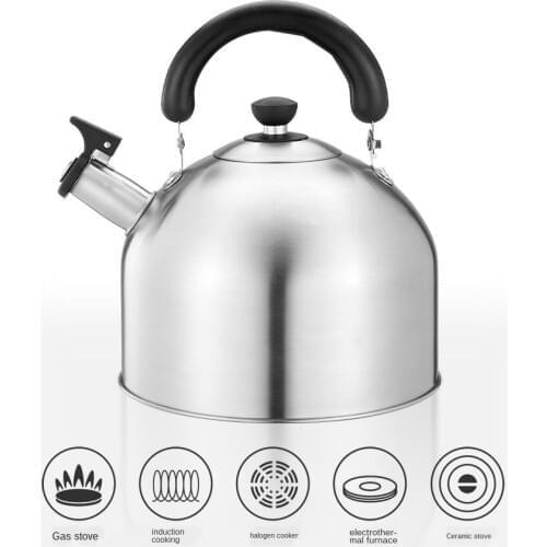 Stainless Steel Household Whistle Kettle Kettle Large Capacity Induction Cooking Gas Stove Gas Stove Universal