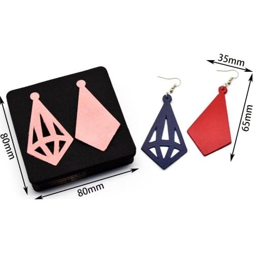 Wood Cutting Dies Diy Earrings Scrapbooking Mold Leather Handmade Decoration Crafts Suitable For Sizzix Big Shot Machines