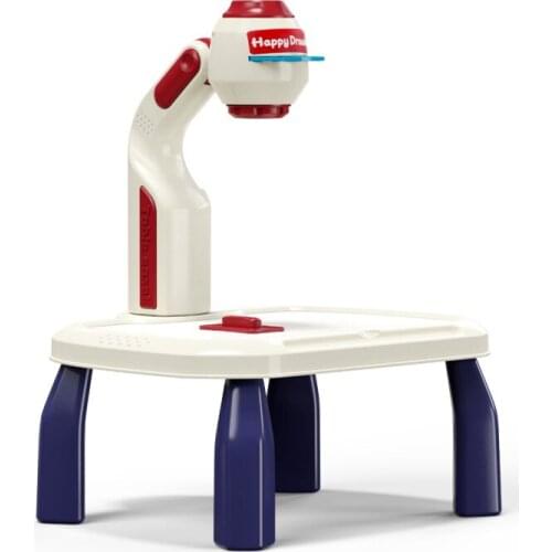 Intelligent projection copying drawing board childrens early education toy multifunctional light music painting learning table