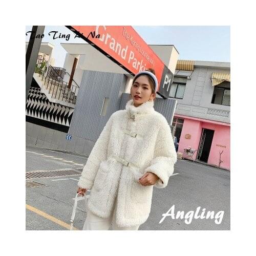Top brand New Style 2020 High-end Fashion Women Faux Fur Coat C45 high quality