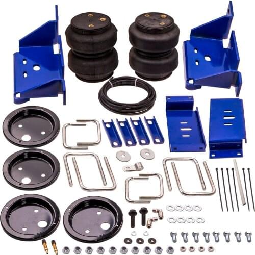 Rear Air Helper Spring Bag Lines Suspension Level Kit for Ford F250 F350 1999-2007