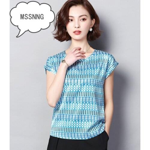 Женские шелковые футболки MSSNNG China At AliExpress