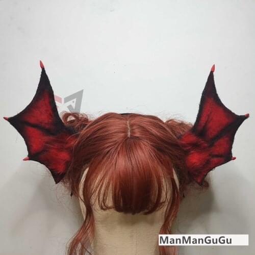 New Hand Made Work Demon Cosplay Ears Wing Prop For Halloween Party Game Set Accessories Custom Made
