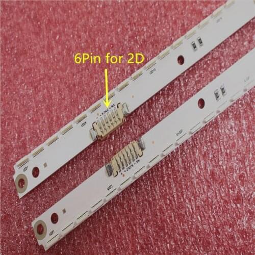 New kit 2 PCS 56LED 500mm LED Backlight strip For Samsung UA40ES6100J UE40ES5500 2012SVS40 7032NNB RIGHT56 LEFT56 2D panel