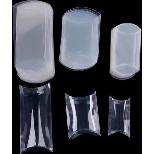 50Pcs/lot PVC Wholesales New Style Pillow Shape Candy Box Packaging Gift Box for Wedding Party Favor Decor