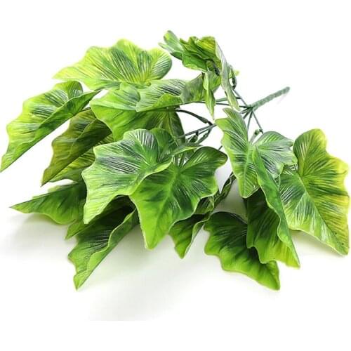 Artificial Plants Plastic Green Grass Fake Plant Decorate Flowers Simulation Grass Plant For Wedding Home Garden Plastic Plant