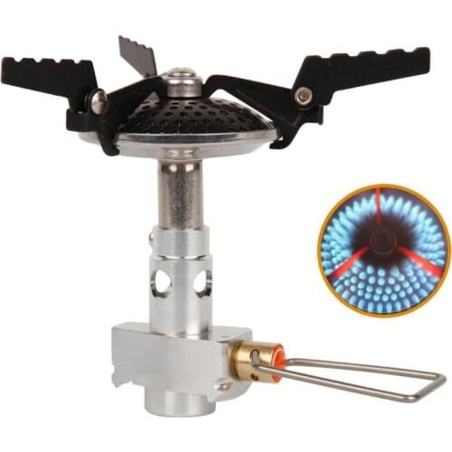 Portable Mini Foldable Windproof Outdoor Camping Gas Stove Picnic Cooking Burner Barbecue Cooking Stove Gas Stove Camping Stove