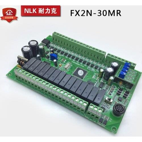 FX2N30MR PLC Relay Industrial Control Board Mitsubishi Programmable Controller Analog RS485 Board