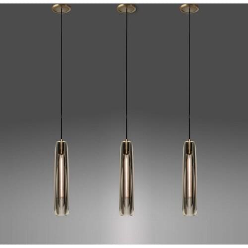 Nordic Luxury LED Crystal Pendant Lights Modern Living Room Copper Hanging Lamp Bedroom Bedside Dining room Suspend Lamp Fixture