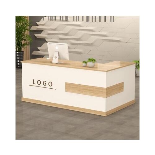 Reception desk clothing store beauty salon bar counter cash register small counter training class corner consultation desk