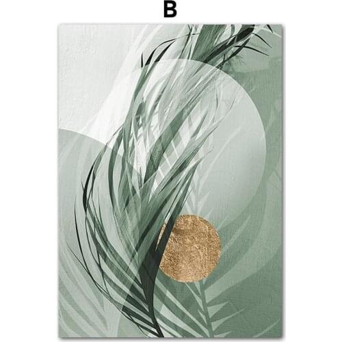 Foggy Plant Dried Leaves Sunlight Shades Nordic Printed Water-Soluble Canvas 11CT Cross Stitch Complete work Stamped