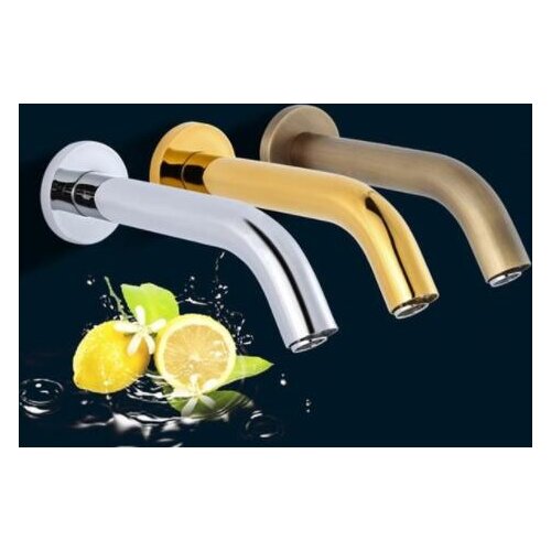 Vidric Gold/Chrome/Antique Wall Mounted Stainless Steel Automatic Sensor Faucet Bathroom Wash Basin Touchless infrared Faucet