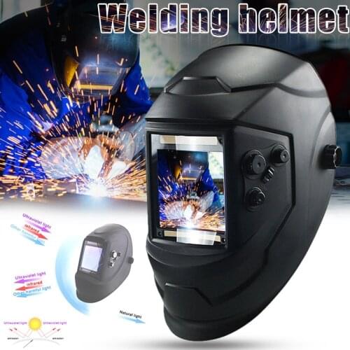 High Quality Big View Eara Welding Helmet 4 Arc Sensor Din5-din13 Solar Auto Darkening Goggles Шлем Équipement De Protection