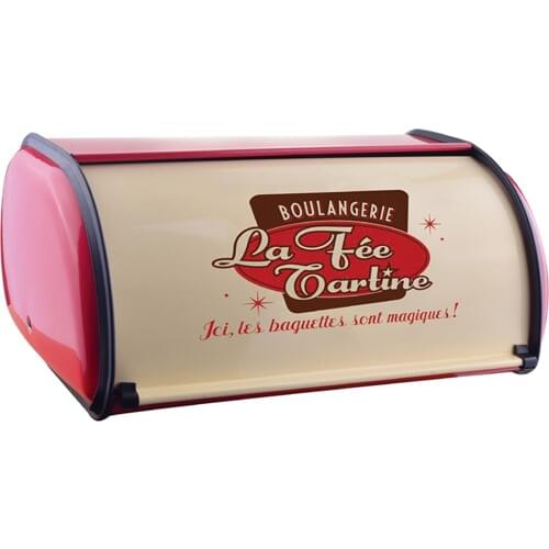 Stainless Steel Bread Box Storage Bin Keeper Food Kitchen Container Bread holder H99F