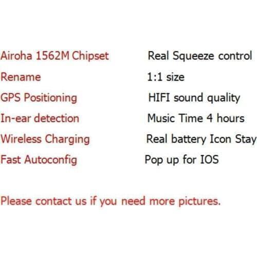 Order for Lucas Teles,10 pcs AP2 bluetooth earphones,1:1