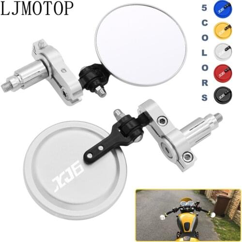 XJ6 Motorcycle Rear View Mirrors Round 7/8" Handle Bar End Foldable Motorbike Side Mirror For YAMAHA XJ6 DIVERSION 2009-2015 14
