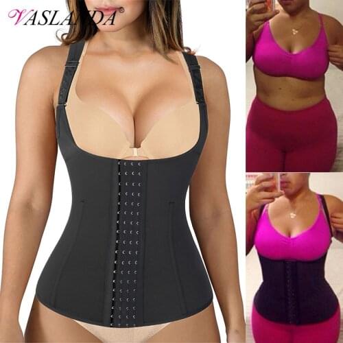 Women Waist Trainer Corset Sweat Vest Workout Sauna Tank Top Shapewear Weight Loss Body Shaper Slimming Shirt Fat Burner Suit
