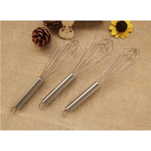 1PC New 10 inch Spiral Whisk 304 Stainless Steel Kitchen Mixer Balloon Egg Beater Tool Utensils JC 0554