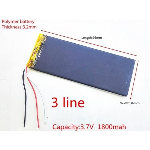 RNEW 323696 XWD 323696P 323696 3.8V 1800MAH battery li-Lion for china clone MTK phone goophone I6 6S IP6