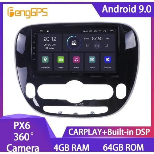 Android 10 Car Multimedia Unit for KIA SOUL 2 2013-2019 DVD Touchscreen Headunit Stereo GPS DVD Player Mirror Link OBD2 USB WIFI