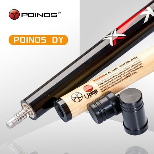POINOS DY Pool Cue Billiard Cue 11.5/13mm Tip Silicone Maple Wrap Billar Stick Kit For Beginner Nine Ball Black 8China 2019