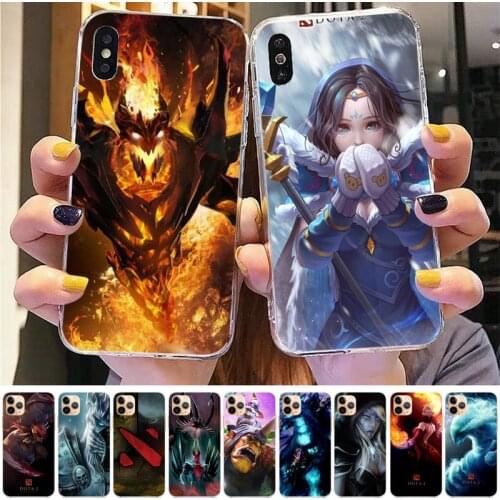 TOPLBPCS Shadow Fiend Dota 2 Phone Case for iPhone 11 12 pro XS MAX 8 7 6 6S Plus X 5S SE 2020 XR case