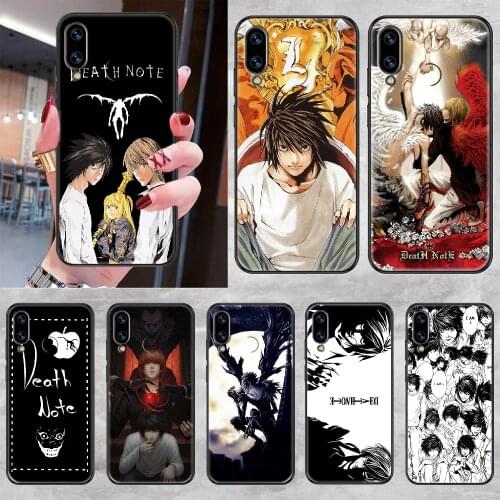 Anime Death Note Phone case For Huawei Honor 6 7 8 9 10 10i 20 A C X Lite Pro Play black fashion shell painting bumper trend