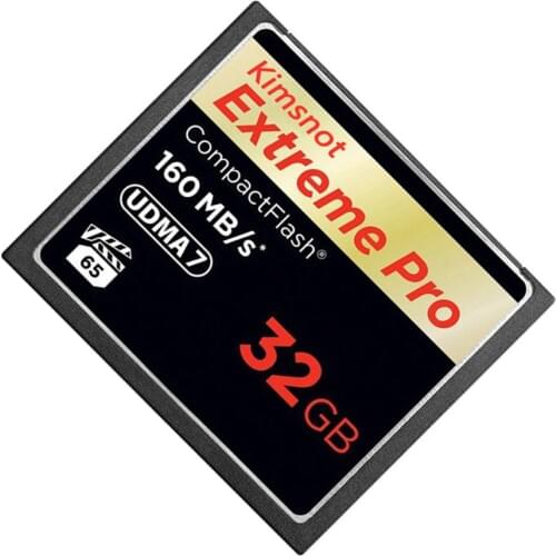 Hot Sale Kimsnot CompactFlash Card 160MB/s CF Card 128GB 64GB 32GB Memory Card Compact Flash Card High Speed 1067x UDMA 7