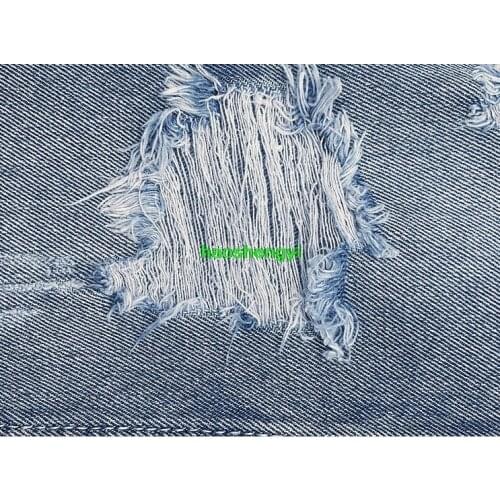 Cotton twill denim non-stretch fabric, spring and autumn soft trousers and skirts denim apparel fabric