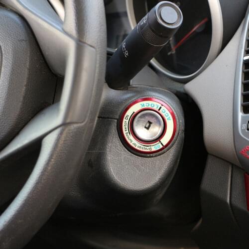 Aluminium Alloy Car luminous Ignition Ring Aluminium Alloy Key Ring for Hyundai Elantra Verna Tuscon car refitting accrssories