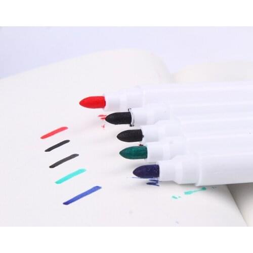 2pcs Brand New Magnetic Whiteboard Pen Erasable Dry White Board Markers Magnet Built In Eraser Office School Supplies