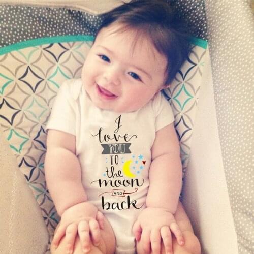 New Born Baby Girl Clothes One-Pieces Letter Printing Baby Romper Clothing Toddler Infant Kids Boys Jumpsuit Outfits