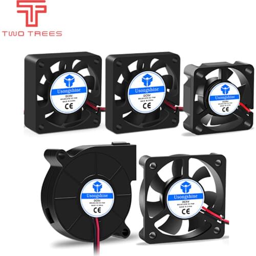 3010 4010 4020 5010 5015 12V 24V Cooling Turbo Fan Brushless 3D Printer Parts 2Pin For Extruder DC Cooler Blower Fans