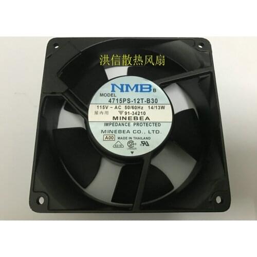 Original 12038 4715PS-12T-B30 115V 14/13W 120*38MM aluminium frame fan