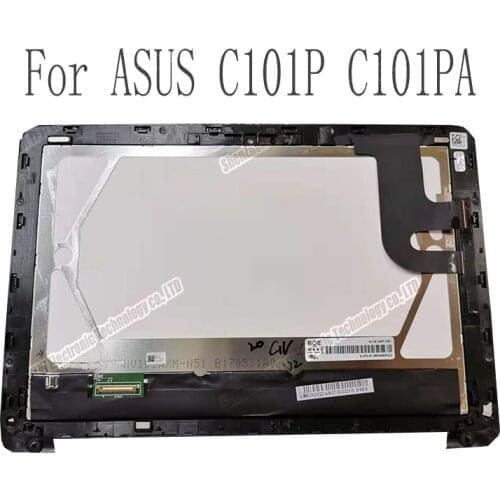Genuine 10.1 inch tablet lcd display with touch screen digitizer Assembly replacement parts For ASUS C101p C101PA