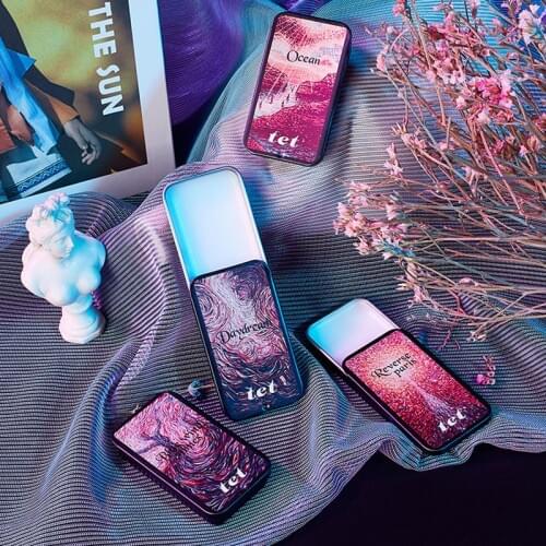 1pc Eau De Parfum Women Soild Perfume Feminino Portable Box Flower Fruit Fragrance Floral Cream Female Parfum Metal Casing 10g