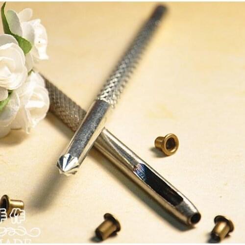 Suitable for Inner Diameter 1mm 1.5mm 2mm Metal Garments Scrapbook Eyelet Installation tools: 1 punching + 1 installer