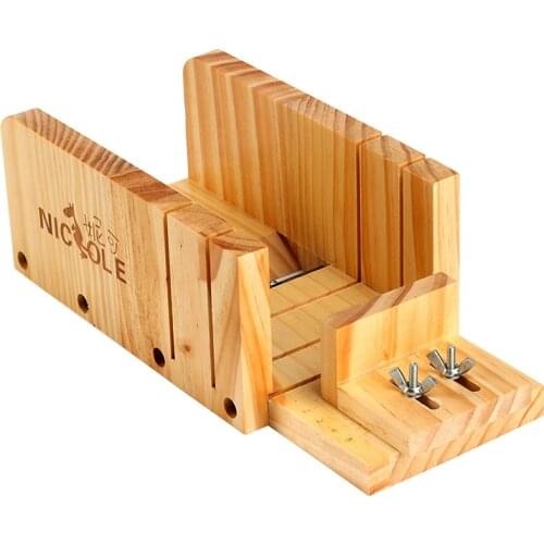 Adjustable Soap Cutter Wood Box Multifunction Cutting and Beveler Planer Tool for Handmade Soap Making Tool