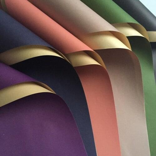 20pcs Two-tone Craft Paper Handmade Flower Gift Wrapping Paper Flower Shop Supplier