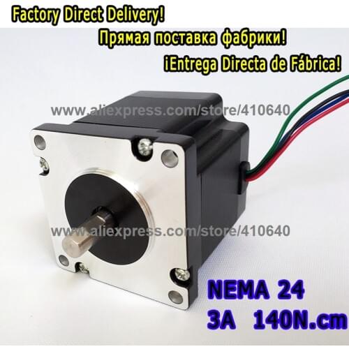 Nema 24 Stepper Motor 24HS22-3004S L54.5 mm 1.8 deg 2.8 A 1.5 N.m 4 wires Can Produce Based on Your Demand