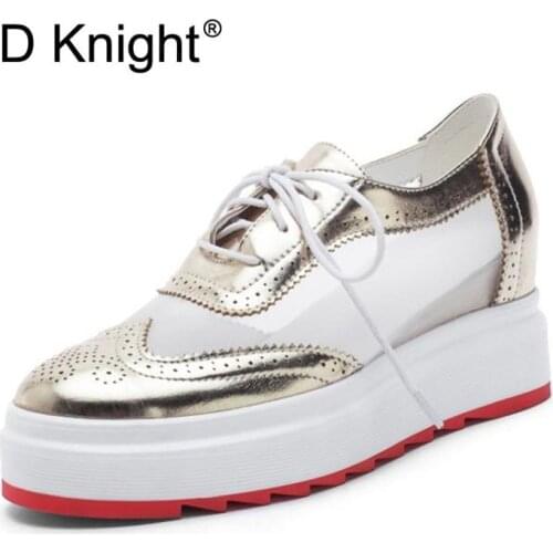 Plus Size 31-43 Women Pumps Sneakers Summer Casual Lace Up Height Increased Wedges Heel Shoes For Woman Breathable Mesh Creeper